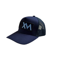 Load image into Gallery viewer, Navy Box Logo Cap
